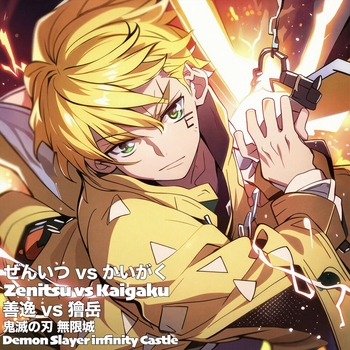Sliverk – 善逸vs獪岳 ぜんいつvsかいがく鬼滅の刃 無限城 Zenitsu vs Kaigaku Demon Slayer Infinity Castle Movie