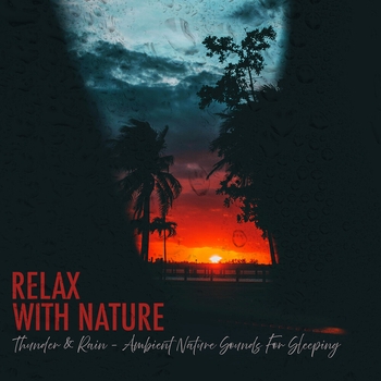 Relax – Distant Thunder, Wind in Trees With Lapping Waves on the Beach