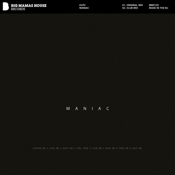 KVPV – Maniac (Extended Mix) (2018) (Extended Mix)