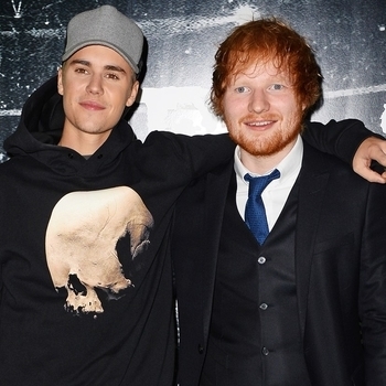 Ed Sheeran and Justin Bieber