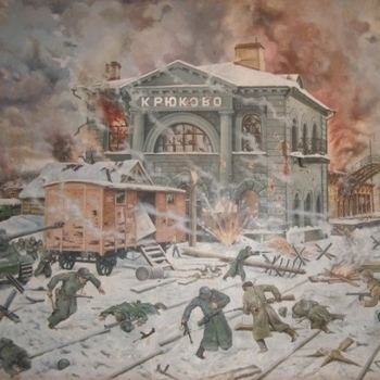 У деревни Крюково